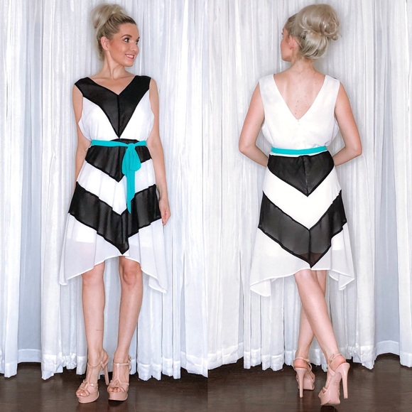 Charming Charlie Dresses & Skirts - Chevron Sundress